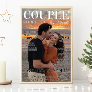 Love Finds Us Every Day-Personalized Poster Gifts For Husband And Wife