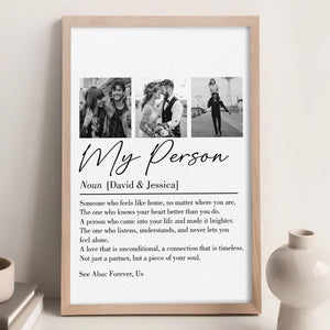 My Person - Personalized Photo Couple Poster