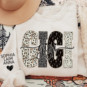 Personalized Bible Style Design, Custom Gift For Gigi And Her Grandchildren Sweatshirt