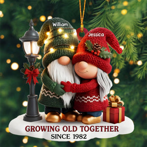 Personalized Anniversary Christmas Ornament Wedding Gifts For Husband And Wife, Him And Her - Our Story Continues