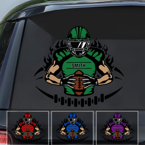 Custom Name Personalized Football Player Sticker/Decal