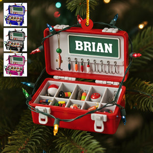 Merry Fishmas - Personalized Acrylic Fishing Ornament