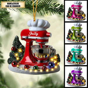 Love Baking Christmas β Personalized Custom Name Baker Ornament