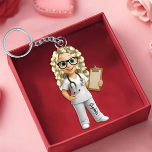 To My Favorite Nurse - Personalized Acrylic Keychain Gift For Nurses