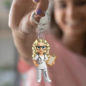 To My Favorite Nurse - Personalized Acrylic Keychain Gift For Nurses