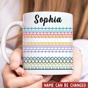 Patchwork Of Passion Friend Personalized Custom Hidden Message Mug - Gift For Best Friends, Sisters, Family