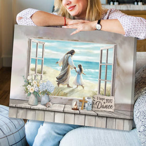 Personalized Christian Gifts for Women I Hope You Dance Christian Art Canvas