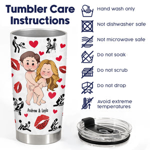 I Love You - Couple - Personalized Tumbler