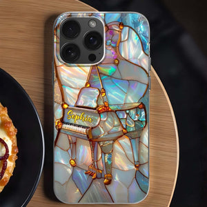 A Melody For The Soul Personalized Clear Phone Case for Musicians