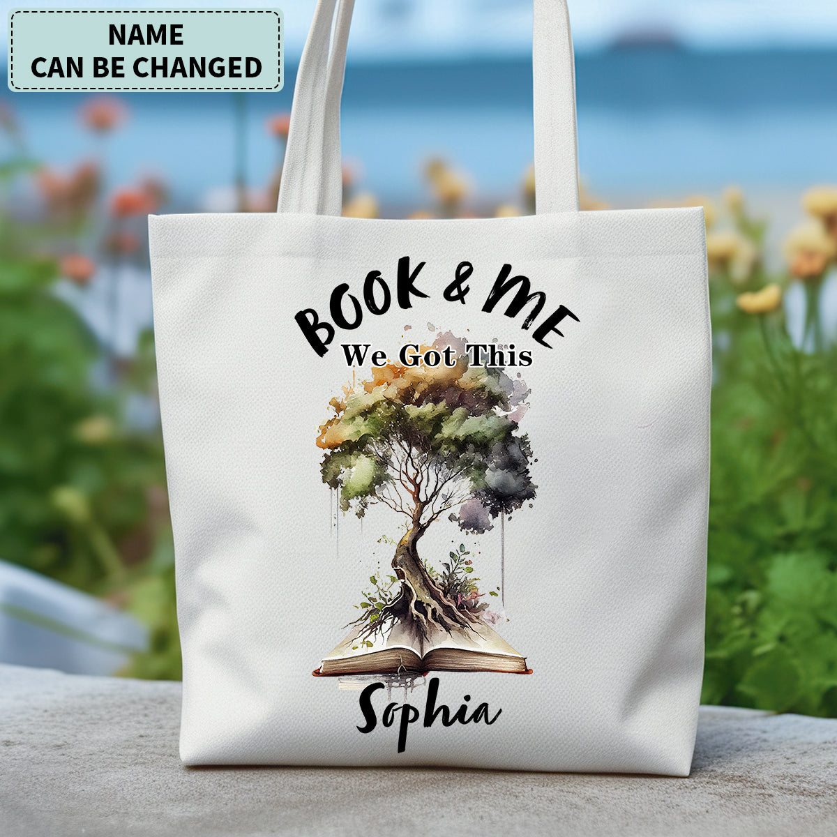 Personalized We Got This Book and Me Tote Bag
