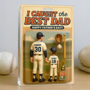 Personalized Acrylic Block Plaque, Father's Day Gift for Dad, Gift for Husband