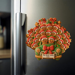 Celebrate Your Family's Holiday With Custom Van And Bears Decal, Personalized Decal