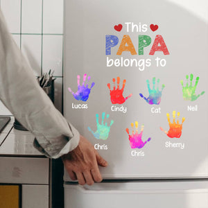 Personalized Sticker Decal - This Grandpa Daddy Belongs To