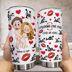 I Love You - Couple - Personalized Tumbler