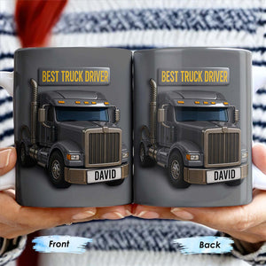 Best Truck Driver Personalized Custom Coffee Mug, Gift For Truck Enthusiasts