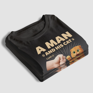 Personalized T-shirt, Birthday Gifts For Dog Cat Lovers, Dog Dad And Mom, Cat Owners