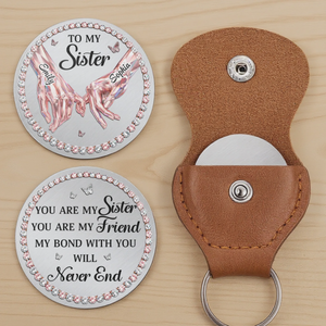 Custom Pocket Hug - Personalized Best Friend Birthday Gifts - Sisters Always Stand Together