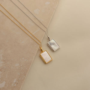 Personalized Photo Pearl Locket Necklace