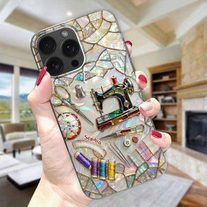 Celebrate Your Creativity Personalized Clear Phone Case, Gift For Craft Enthusiasts