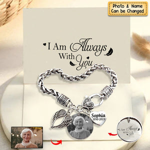 Personalized Memorial Forever In My Heart Bracelet