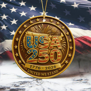 Personalized Acrylic Ornament - 250 Years Anniversary of America 1776β2026 Ornament