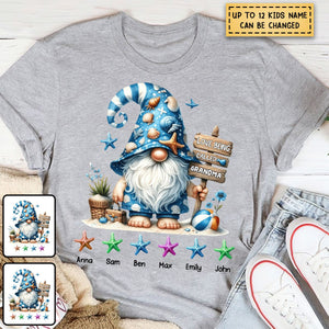 Personalized Starfish Summer Grandma Pure Cotton T-Shirt