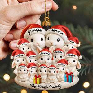 Celebrate Your Family's Magical Christmas, Personalized Custom Wood Ornament, Gift For Family