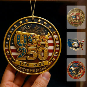 Personalized Acrylic Ornament - 250 Years Anniversary of America 1776β2026 Ornament