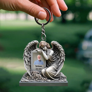 Memorial I Am Always With You - Personalized Acrylic Keychain, Memorial Gift For Loss Of Loved One
