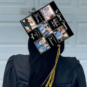 Loved Beyond Words Missed Beyond Measure - Personalized Graduation Cap Topper