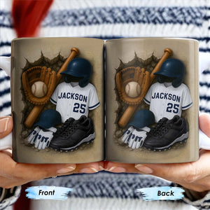 Celebrate Your Favorite Baseball Moments, Baseball and Sports Gear, Personalized Custom Coffee Mug