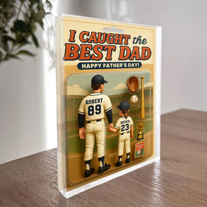 Personalized Acrylic Block Plaque, Father's Day Gift for Dad, Gift for Husband