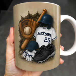 Celebrate Your Favorite Baseball Moments, Baseball and Sports Gear, Personalized Custom Coffee Mug
