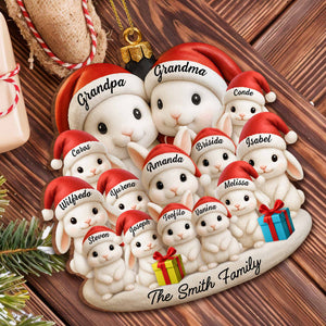 Celebrate Your Family's Magical Christmas, Personalized Custom Wood Ornament, Gift For Family