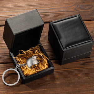 Engraved Name Personalized Motorcycle Helmet Keychain