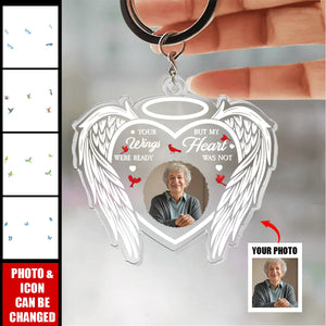 Personalized Memorial Acrylic Photo Keychain