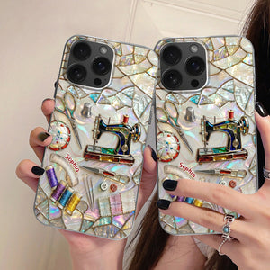 Celebrate Your Creativity Personalized Clear Phone Case, Gift For Craft Enthusiasts