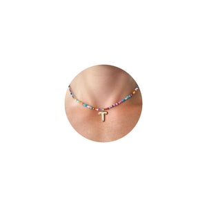 The Colorful Letter Necklace