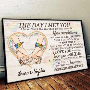 You're The One Whom My Soul Loves Gift For Couples Personalized Poster