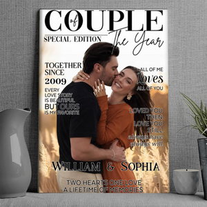 Love Finds Us Every Day-Personalized Poster Gifts For Husband And Wife