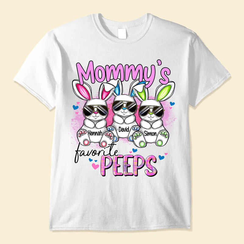 Personalized Grandma's Favorite Easter Bunny Pure Cotton T-Shirt