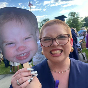 Personalized Heads Face Mask Party Decoration