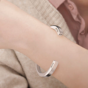 Personalized Double Chamber Memorial Ashes Bracelet