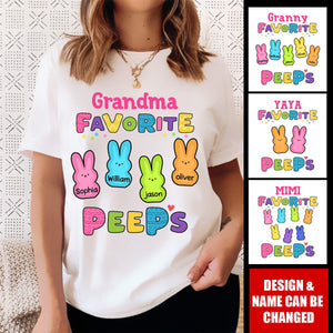 Personalized Grandma Easter Pure cotton T-shirt