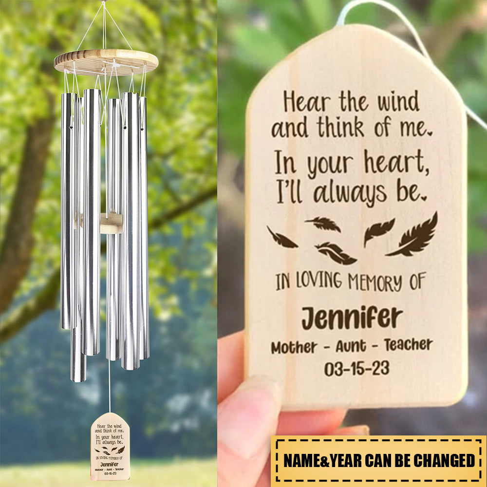 In The Loving Memory Of Family Wind Chimes Personalized Gifts