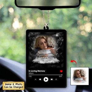 Personalized Photo In Loving Memory Memorial Song Ornament