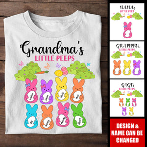 Personalized Grandma's Little Bunny Pure cotton T-shirt