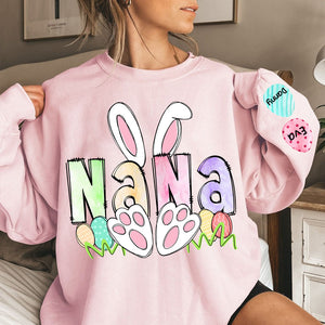 Personalized Easter Rabbit Sweatshirt Gift For Grandma