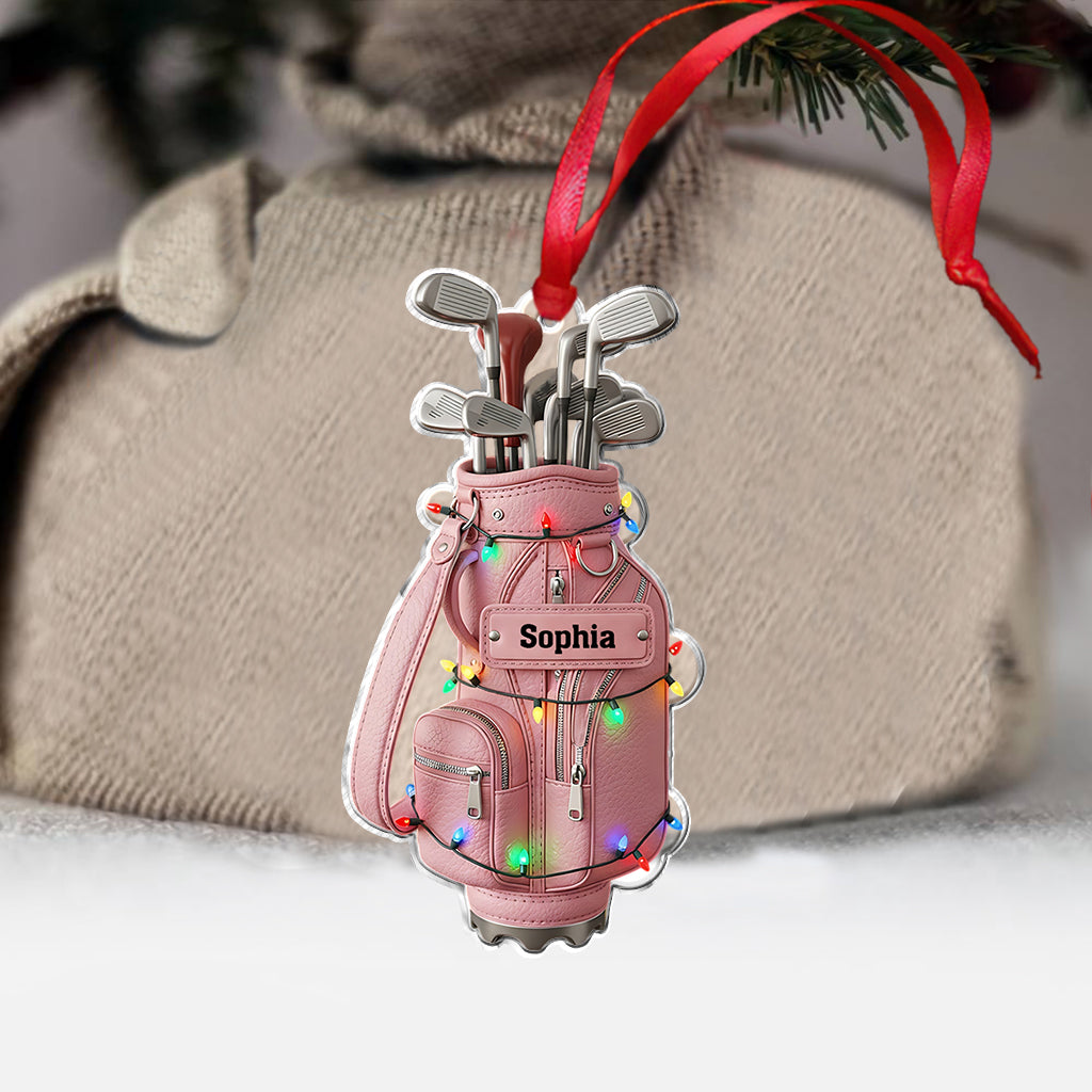Golf Christmas Ornament - Personalized Gift For Golfers