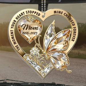 The Moment My Heart Changed Forever - Personalized Ornament